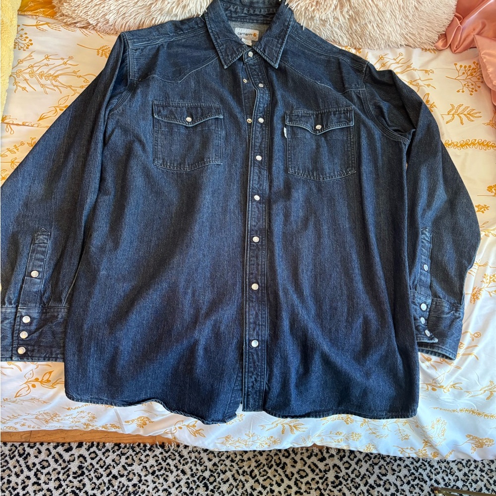 Carhartt Blue Denim Shirt